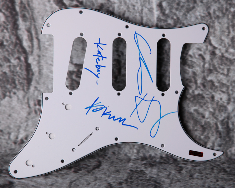 GFA Electro-Pop Group* KATEBOY * Signed Electric Pickguard AD1 COA