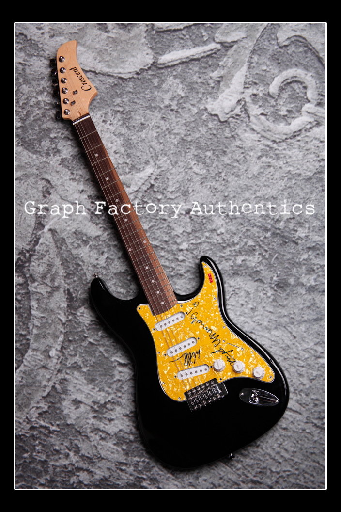 GFA Indie Rock Band * MISTERWIVES * Signed Electric Guitar COA