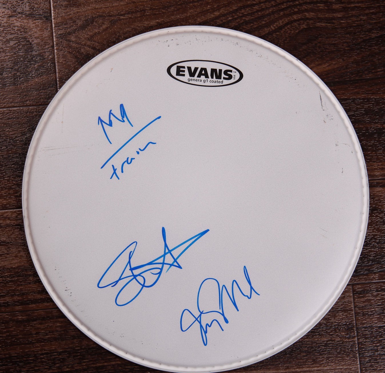 GFA Scott Underwood / Jimmy Stafford * TRAIN * Band Signed 13