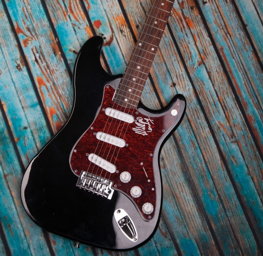 GFA Loverboy Lead Singer * MIKE RENO * Signed Electric Guitar PROOF M2 COA