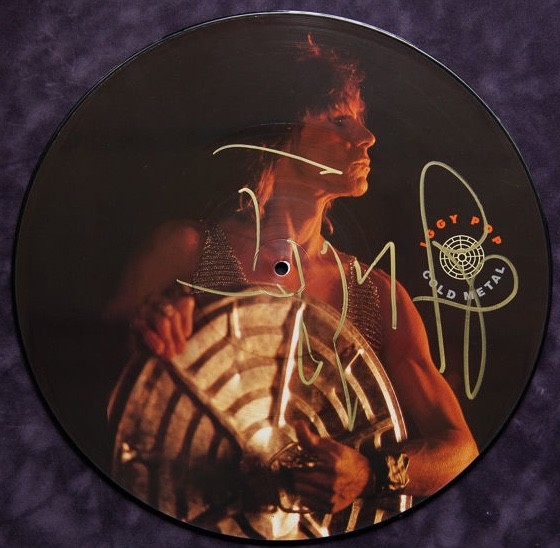 GFA The Stooges * IGGY POP * Signed Laser Disc Record Album PROOF AD2 COA