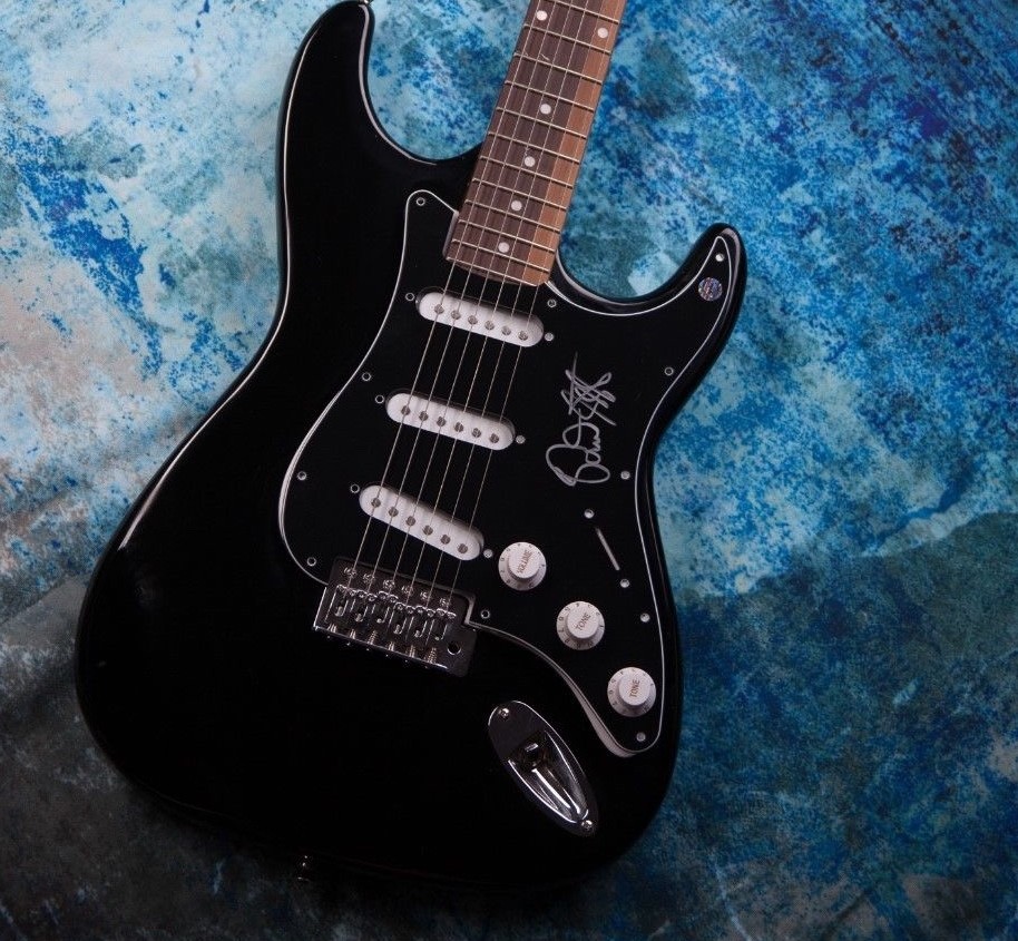 GFA Jump N' Jive The Stray Cats * BRIAN SETZER * Signed Electric Guitar AD1 COA