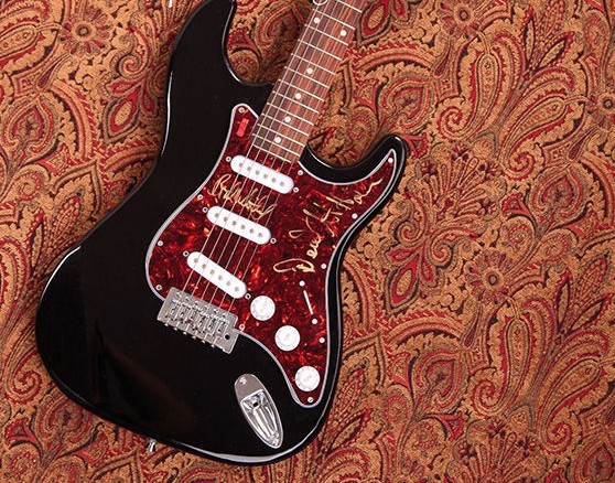 GFA Duo Band * BRAD WHITFORD / ST. HOLMES * Signed Electric Guitar LA1 PROOF COA