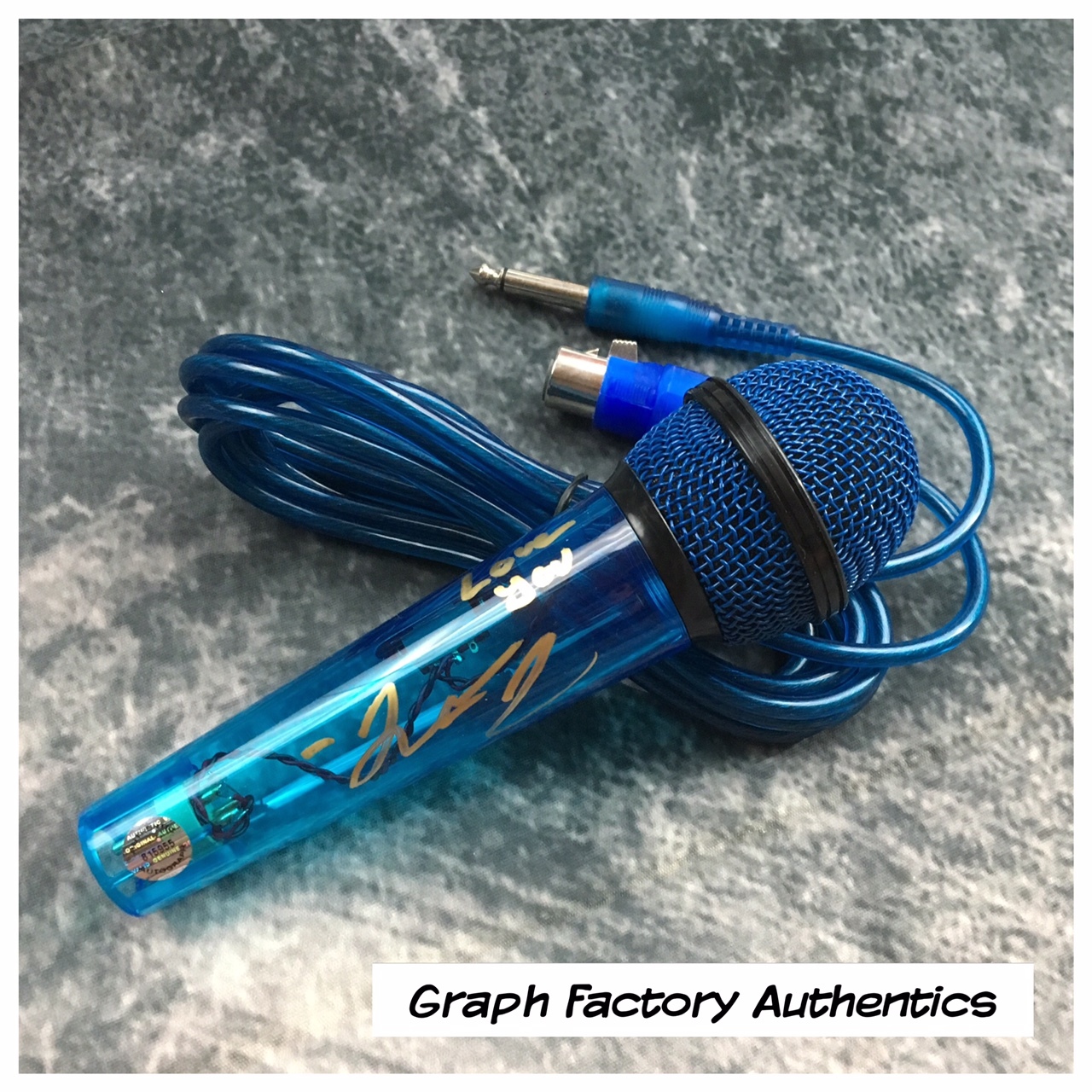 GFA Jack Johnson of * JACK & JACK * Signed Microphone J1 EXACT PROOF COA