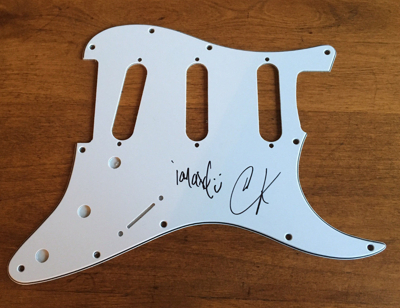 GFA A Great Big World Band * IAN AXEL & CHAD * Signed Electric Pickguard G1 COA
