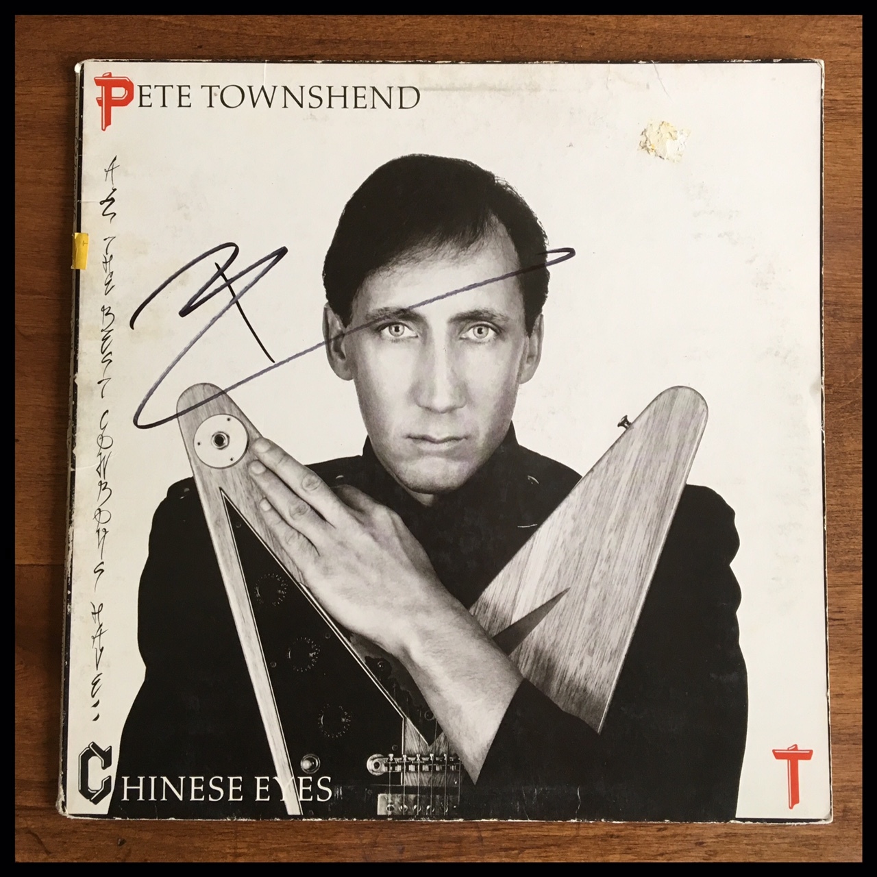 GFA The Who Guitarist * PETE TOWNSHEND * Signed Record Album AD3 COA