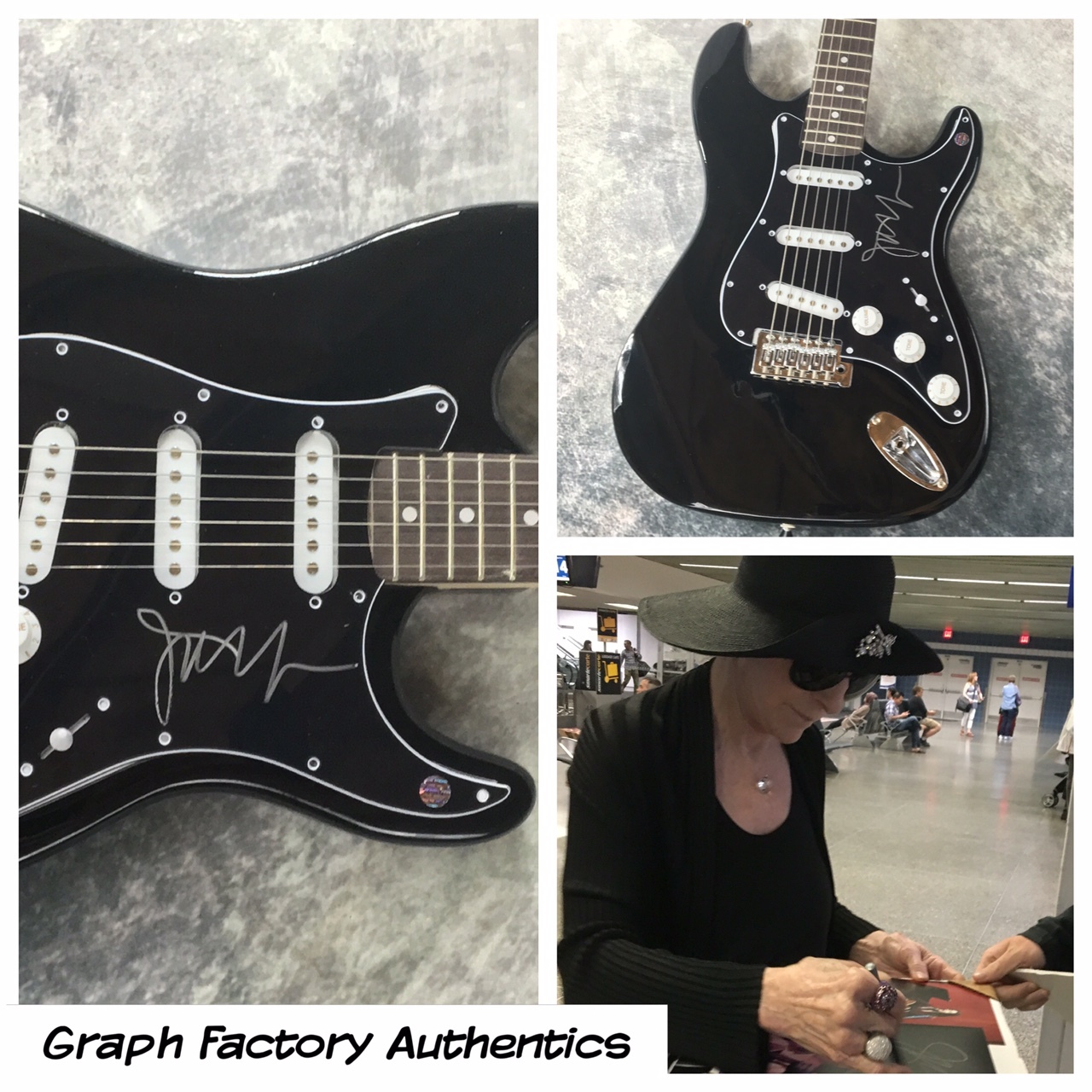 GFA Country Folk Legend * JUDY COLLINS * Signed Electric Guitar PROOF AD2 COA