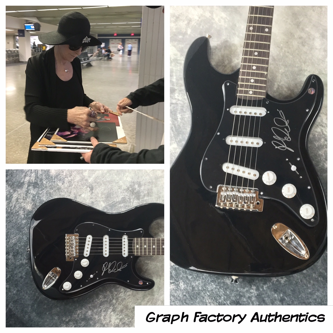 GFA Country Folk Legend * JUDY COLLINS * Signed Electric Guitar PROOF J2 COA