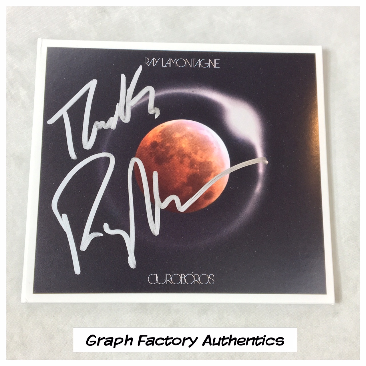GFA Ouroboros Rare * RAY LAMONTAGNE * Signed NEW Booklet COA