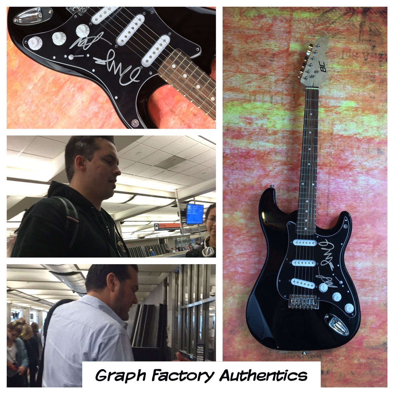 GFA Slug & Ant Hip Hop Duo * ATMOSPHERE * Signed Electric Guitar PROOF AD1 COA