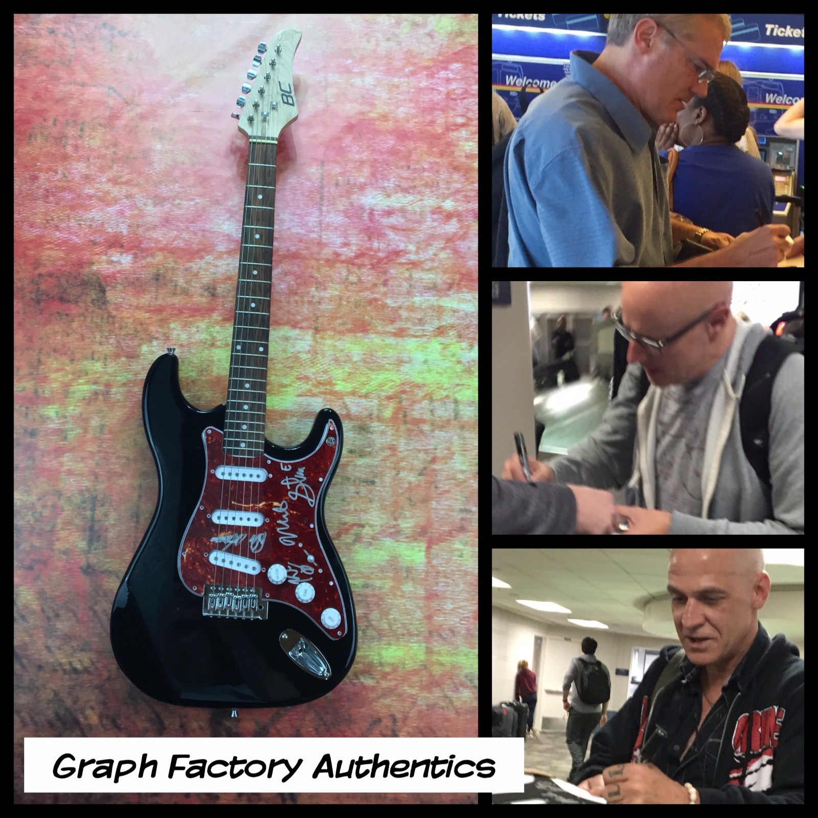 GFA Milo Aukerman Band * THE DESCENDENTS * Signed Electric Guitar PROOF AD1 COA