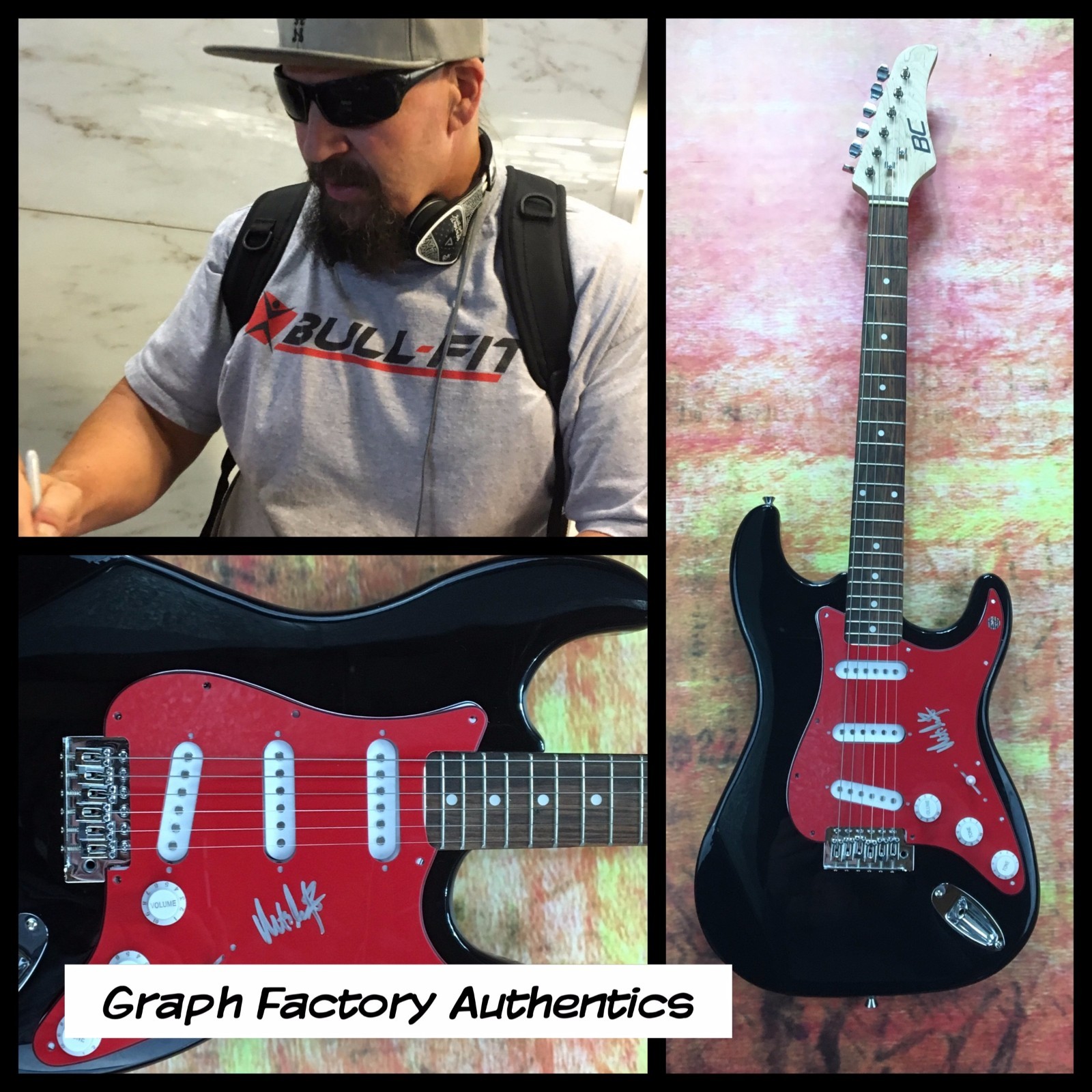 GFA Suicidal Tendencies * MIKE MUIR * Signed Electric Guitar PROOF AD2 COA