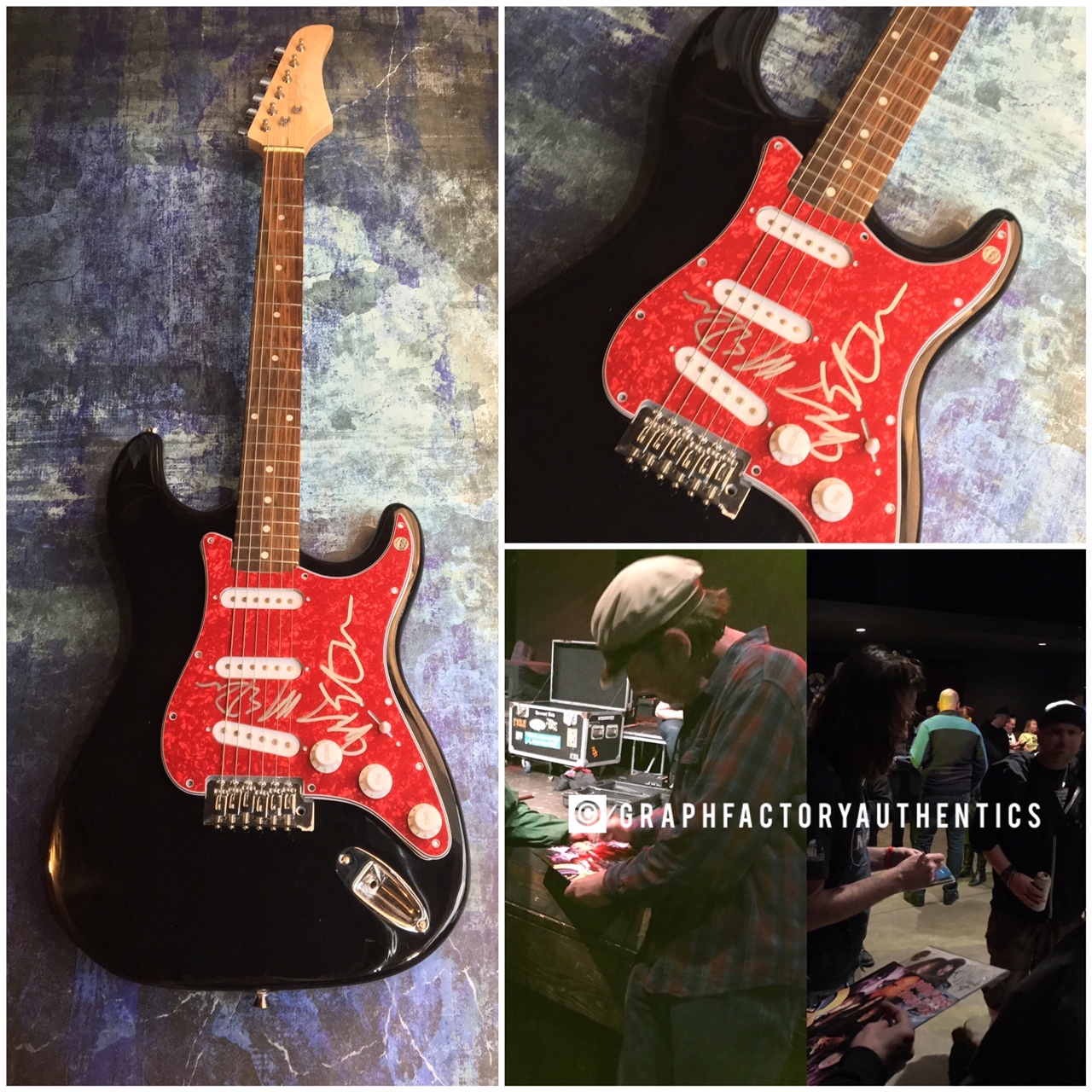 GFA Jeff & Steve McDonald * REDD KROSS * Band Signed Electric Guitar AD1 COA