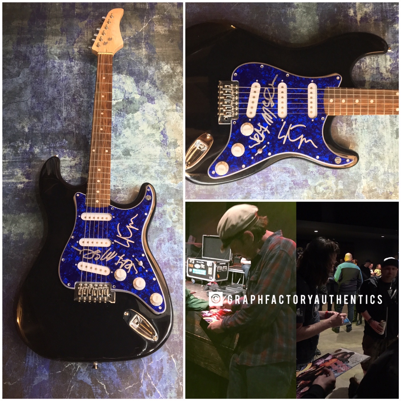 GFA Jeff & Steve McDonald * REDD KROSS * Band Signed Electric Guitar AD2 COA