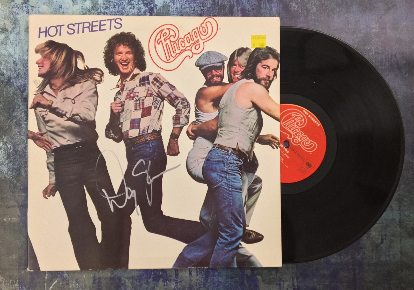 GFA Chicago Band Drummer * DANNY SERAPHINE * Signed Record Album E COA