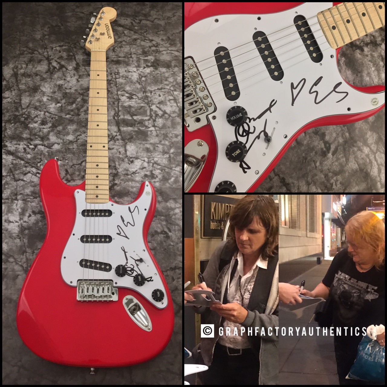 GFA Amy Ray Emily Saliers * INDIGO GIRLS * Signed Electric Guitar PROOF AD2 COA