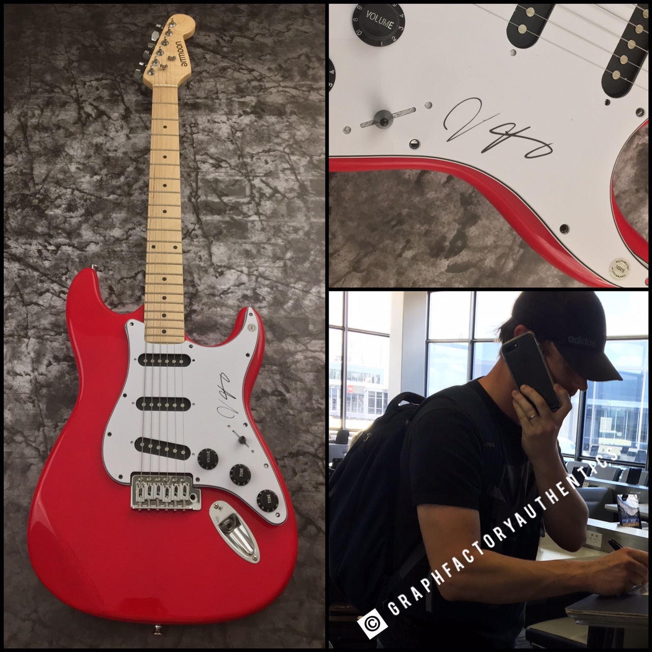 GFA Turn Around Guitarist * JONNY LANG * Signed Electric Guitar AD2 COA