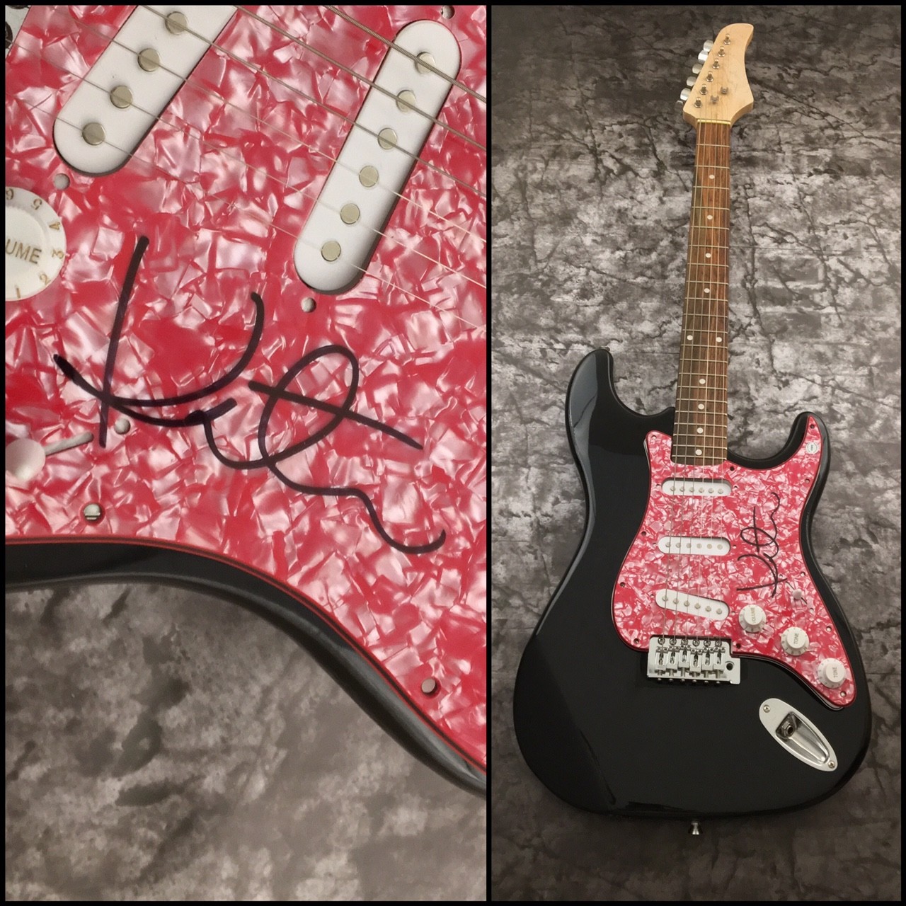 GFA And the Waves * KATRINA LESKANICH * Signed Autograph Electric Guitar COA