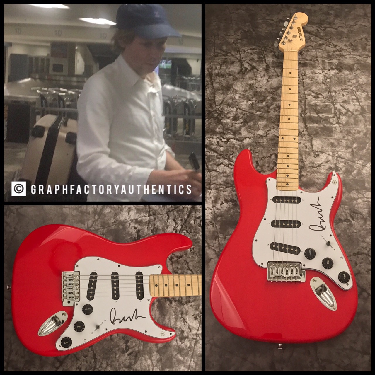 GFA Hits Loser & Sexx Laws * BECK HANSEN * Signed Electric Guitar PROOF AD2 COA