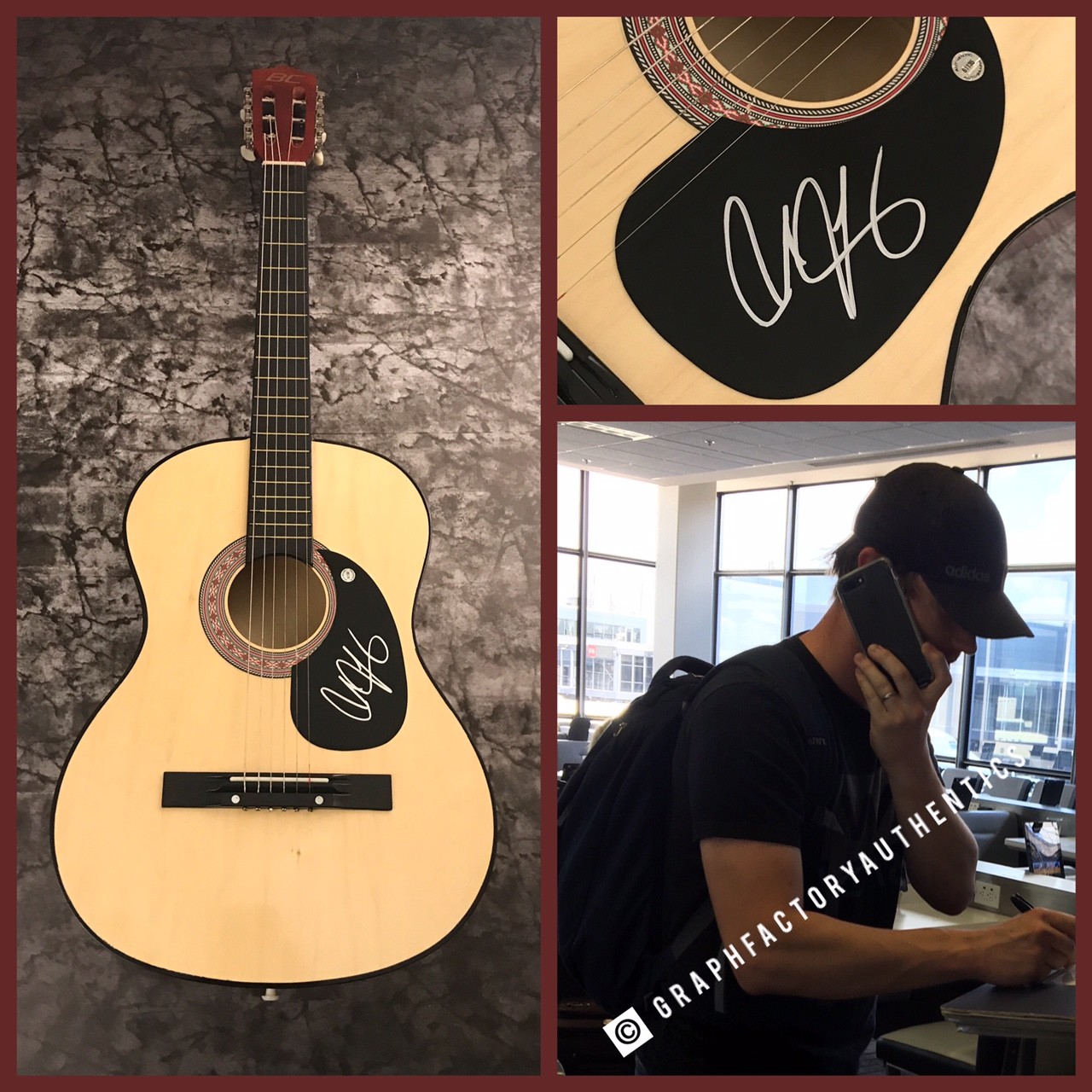 GFA Turn Around Guitarist * JONNY LANG * Signed Autograph Acoustic Guitar J2 COA