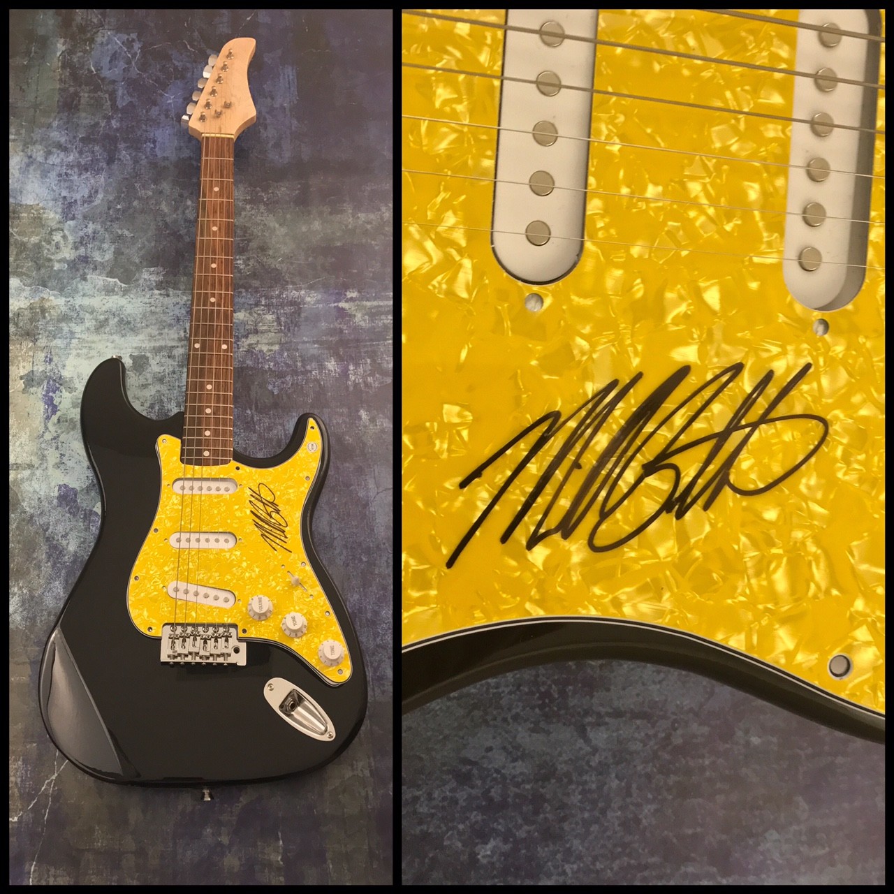 GFA Blackjack Frontman * MICHAEL BOLTON * Signed New Electric Guitar AD1 COA