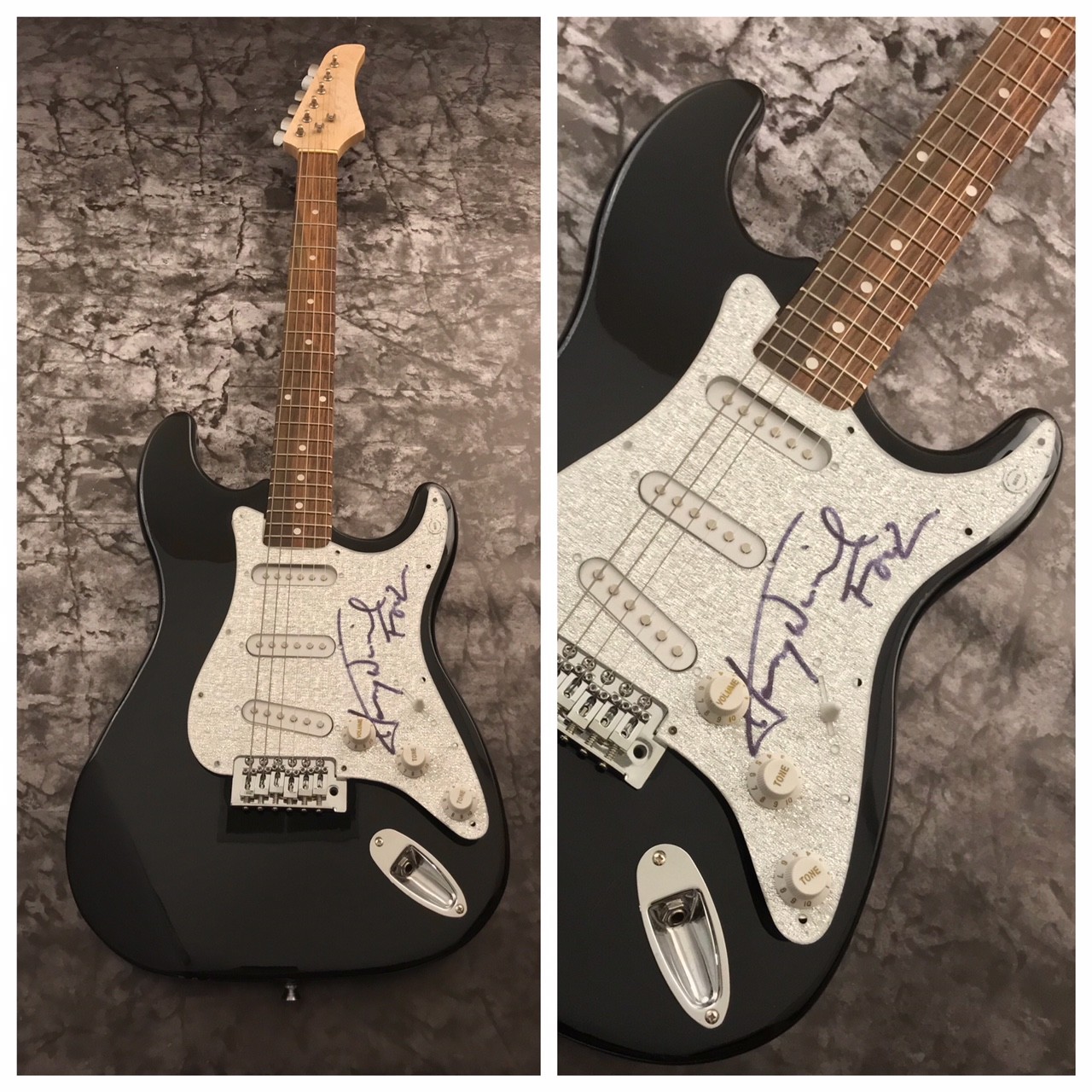 GFA Happy Days The Fonz * HENRY WINKLER * Signed Electric Guitar w/ Inscrip COA