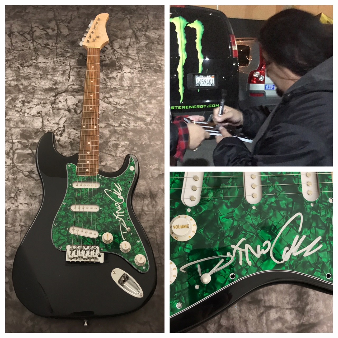 GFA Fear Factory Guitarist * DINO CAZARES * Signed Electric Guitar PROOF COA