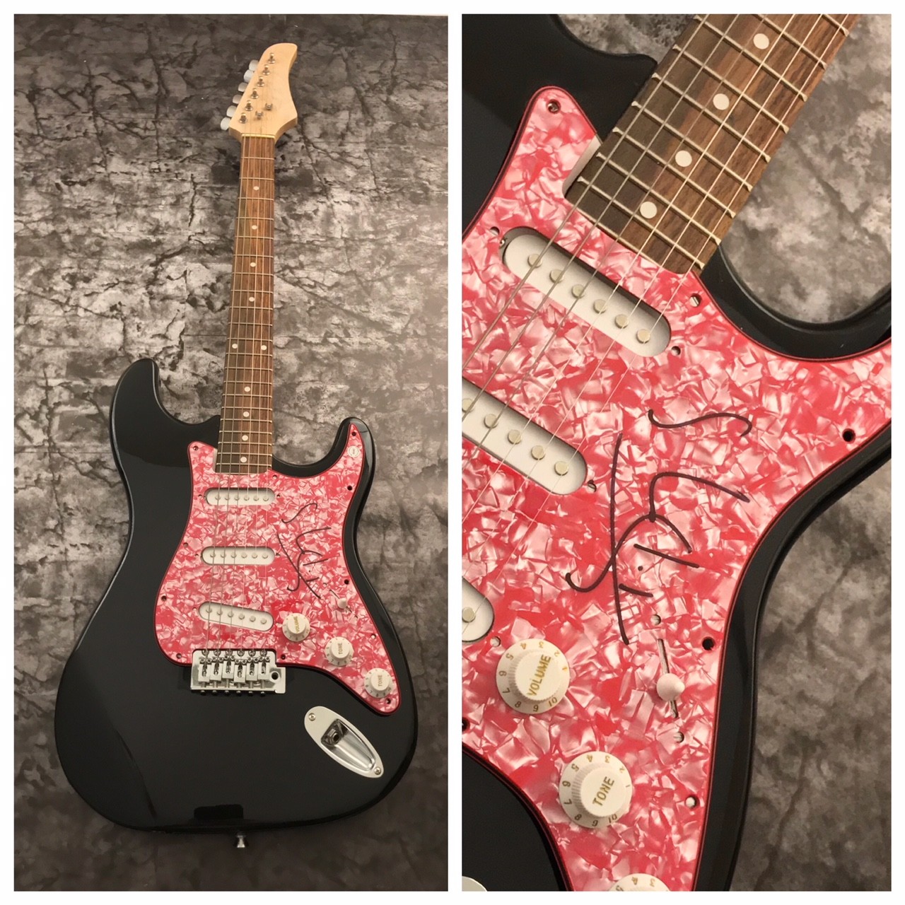 GFA Broadway Rent Star * TAYE DIGGS * Signed Autograph Electric Guitar LA2 COA