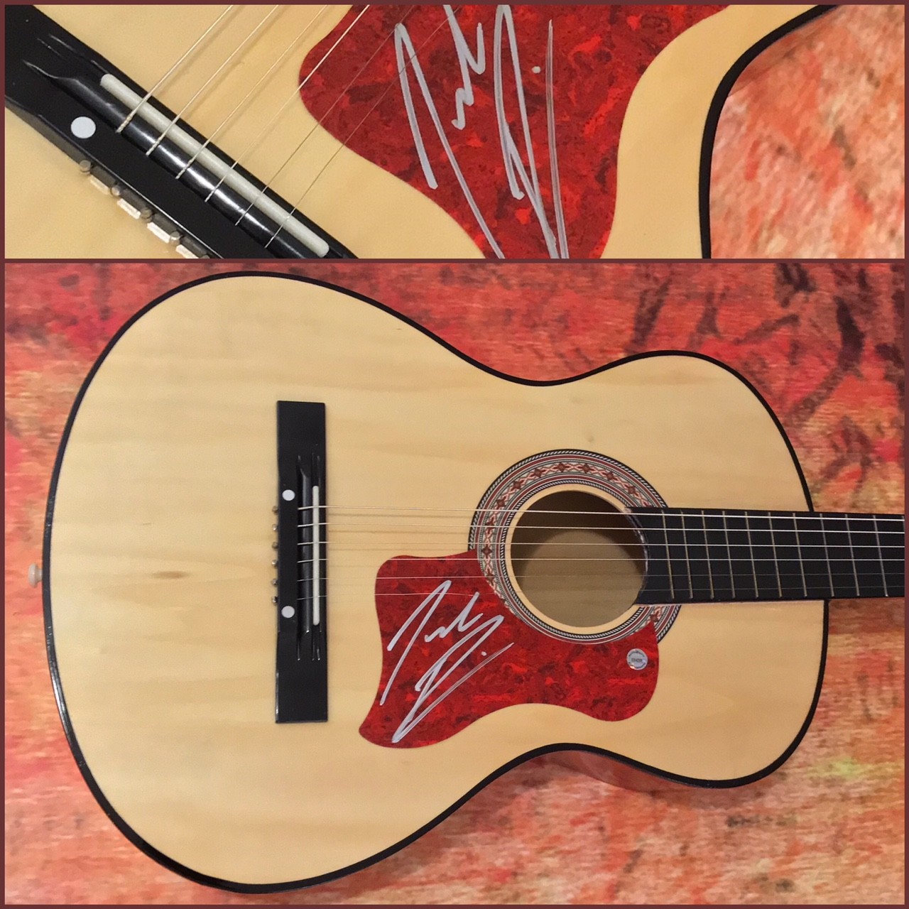 GFA Singles You Up * JORDAN DAVIS * Signed Acoustic Guitar AD2 COA