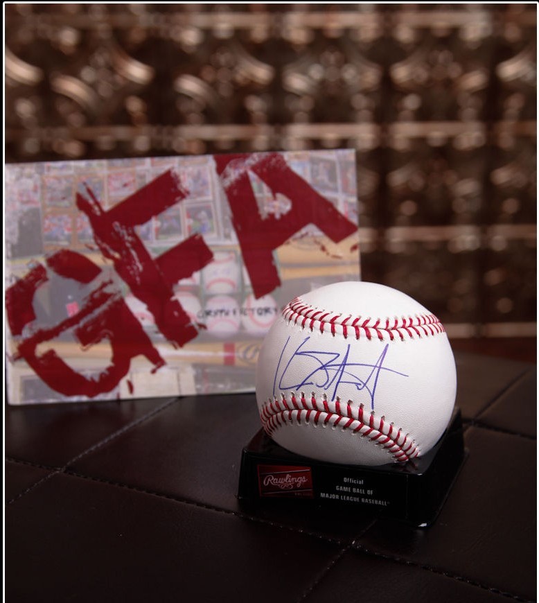 **GFA MINNESOTA TWINS *KOHL STEWART* SIGNED MLB BASEBALL K4 PROOF COA** COLLECTIBLE MEMORABILIA