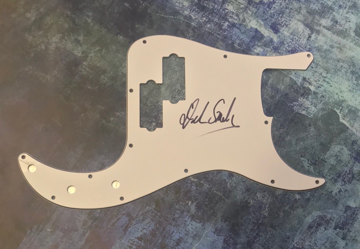 GFA The Spinal Tap Bassist * DEREK SMALLS * Signed Electric Pickguard D2 COA