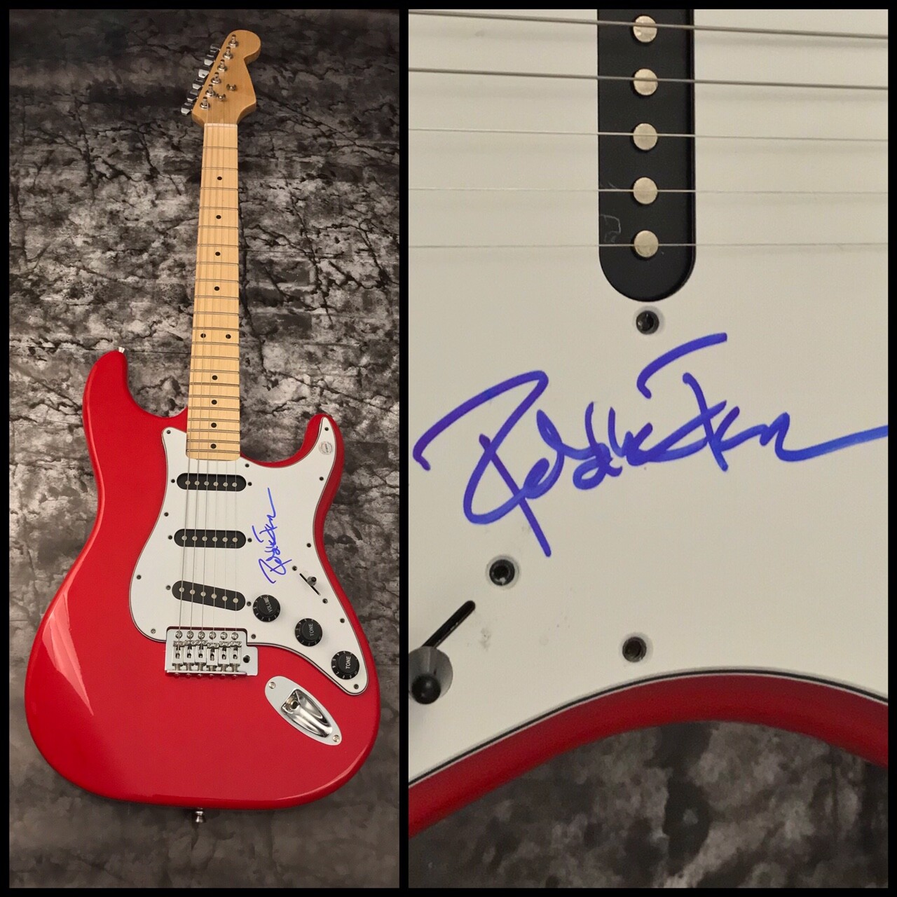 GFA Nine Inch Nails & Guns N' Roses * ROBIN FINCK * Signed Electric Guitar B COA