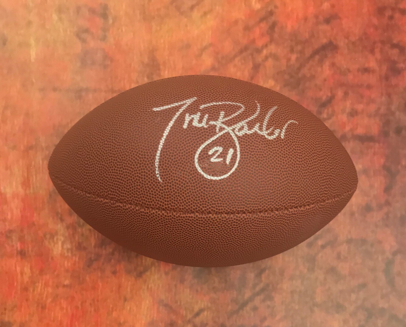 GFA New York Giants Running Back * TIKI BARBER * Signed NFL Football T4 COA