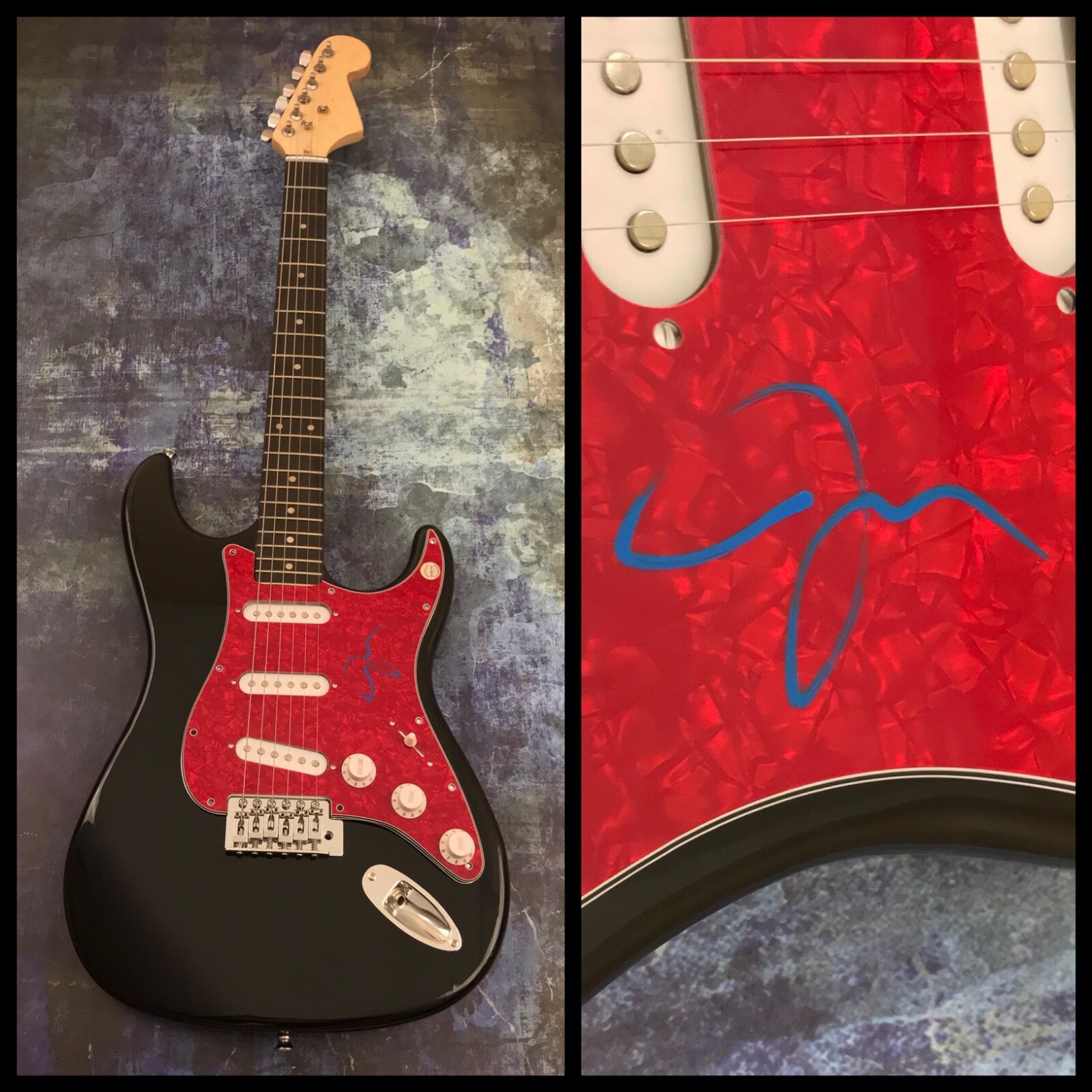 GFA Fall Out Boy Guitarist * JOE TROHMAN * Signed FOB Electric Guitar COA
