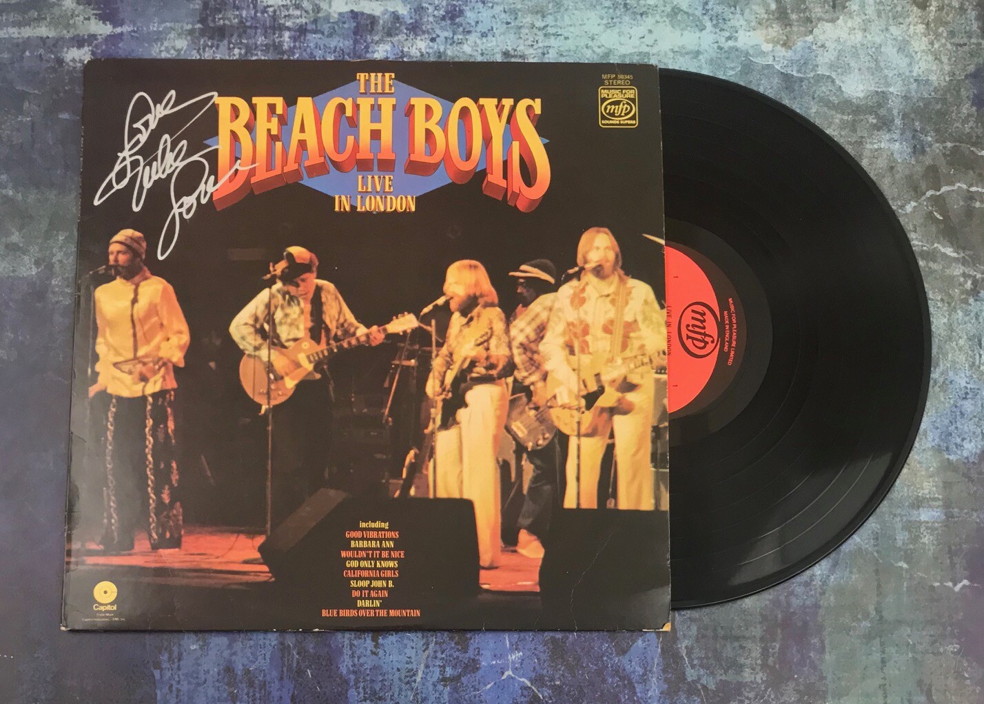 GFA The Beach Boys Live in London * MIKE LOVE * Signed Record Album COA