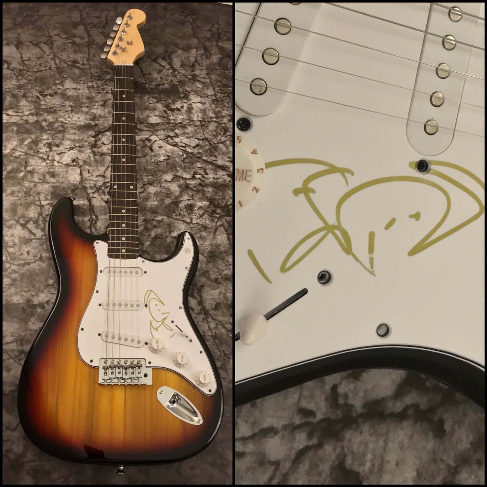 GFA Home & Raging Fire Star * PHILLIP PHILLIPS * Signed Electric Guitar P2 COA