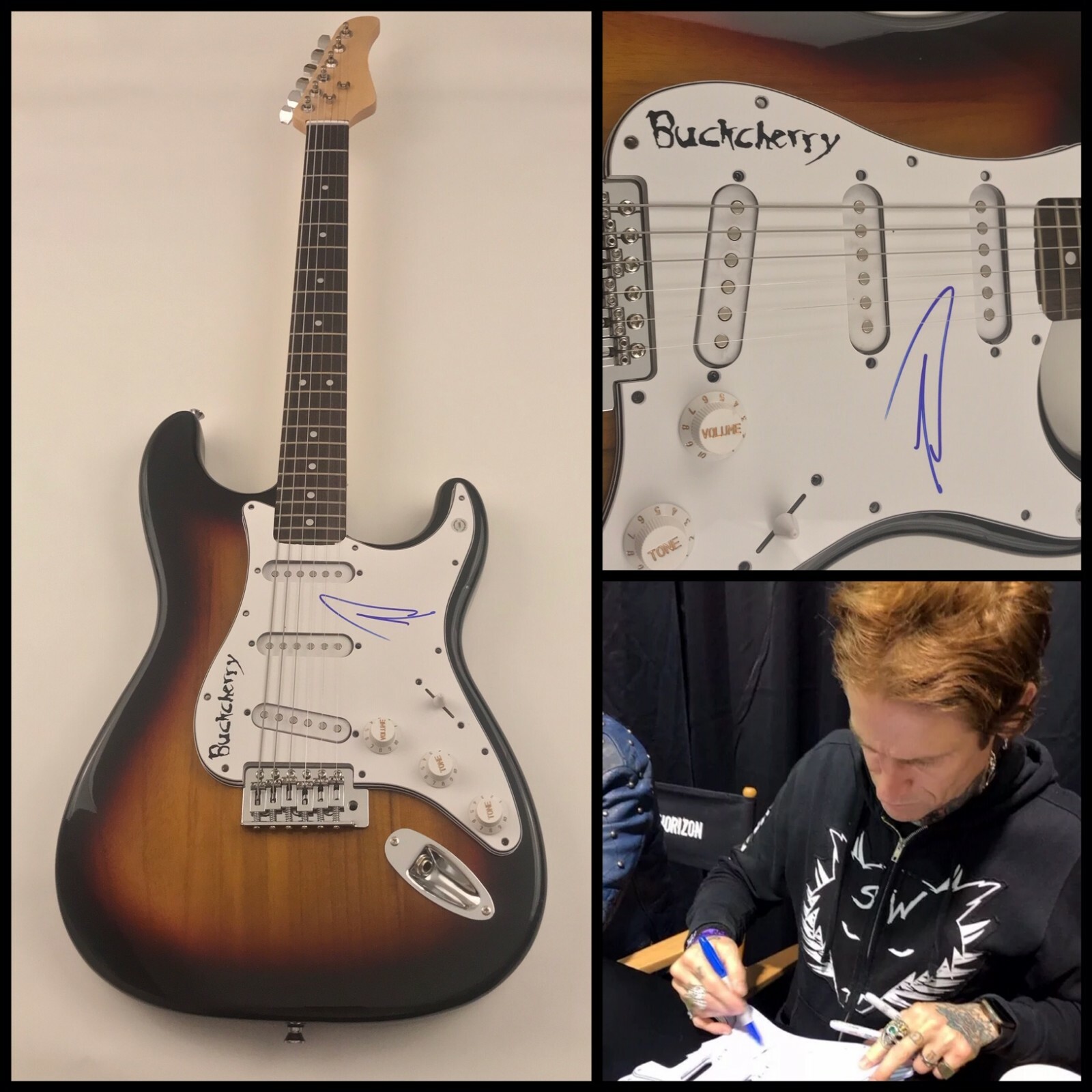 GFA Buckcherry * JOSH TODD * Signed Autographed Electric Guitar PROOF J4 COA