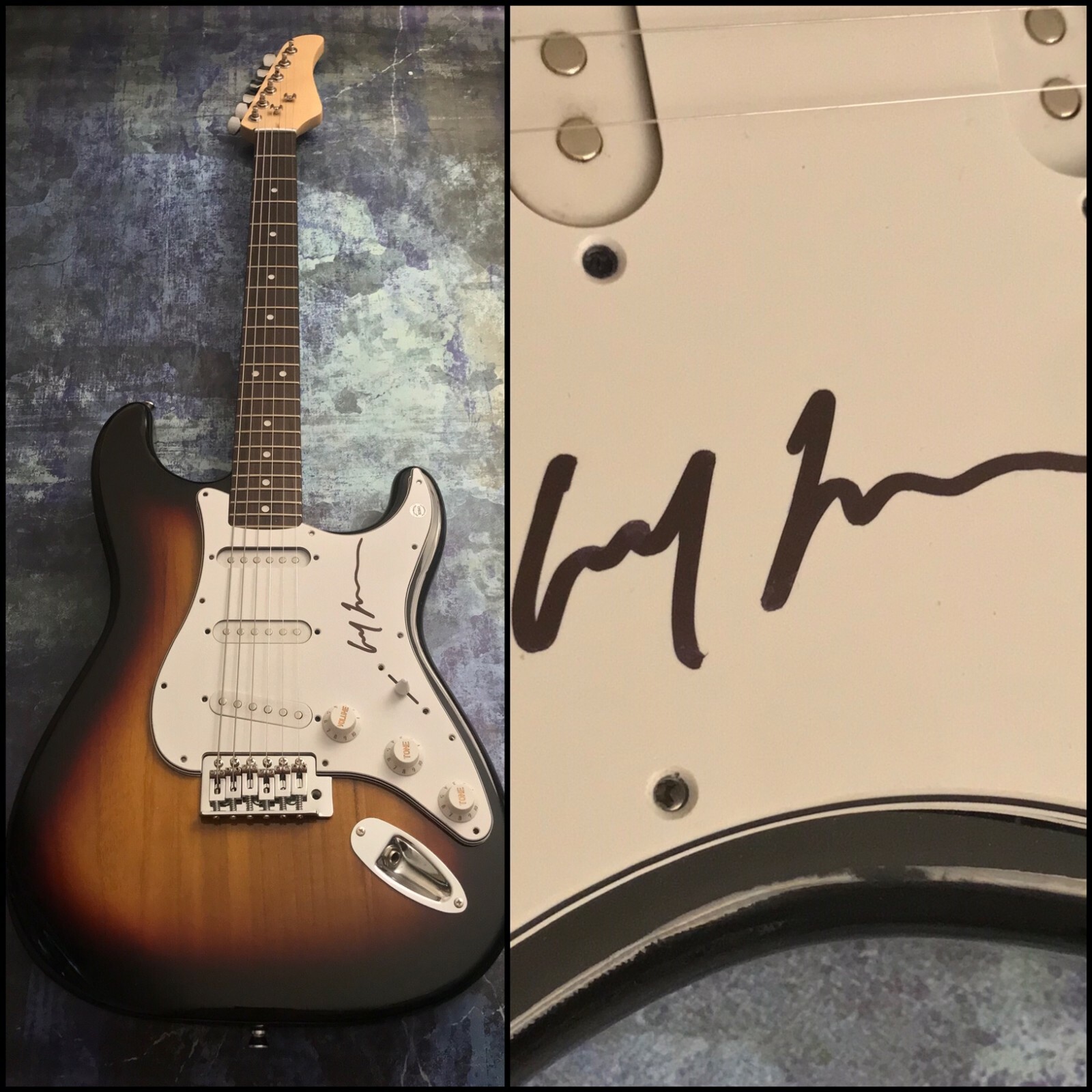 GFA The New Pornographers Band * A.C. NEWMAN * Signed Electric Guitar C1 COA