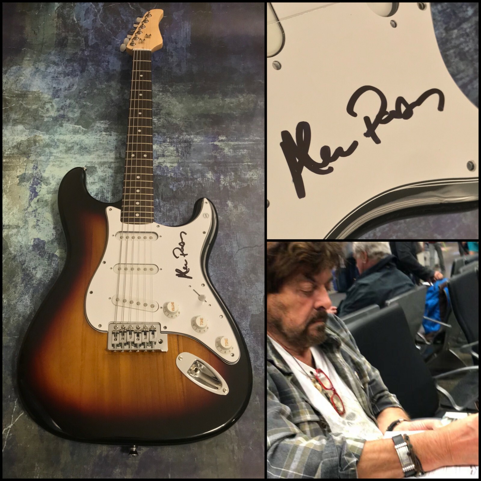 GFA The Project Eye in the Sky * ALAN PARSONS * Signed Electric Guitar AP3 COA