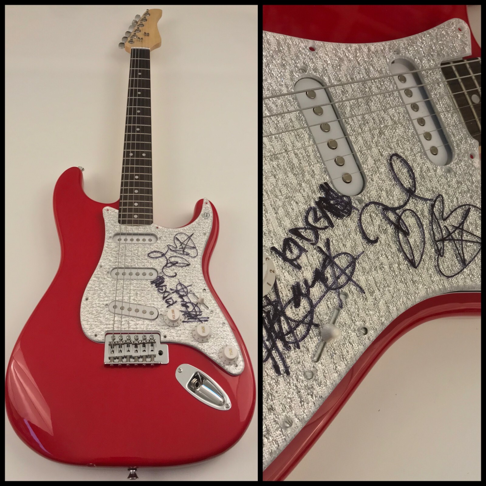GFA M.C.U.D. Trauma Kid Bass D.J. * HED PE * Band Signed Electric Guitar H1 COA
