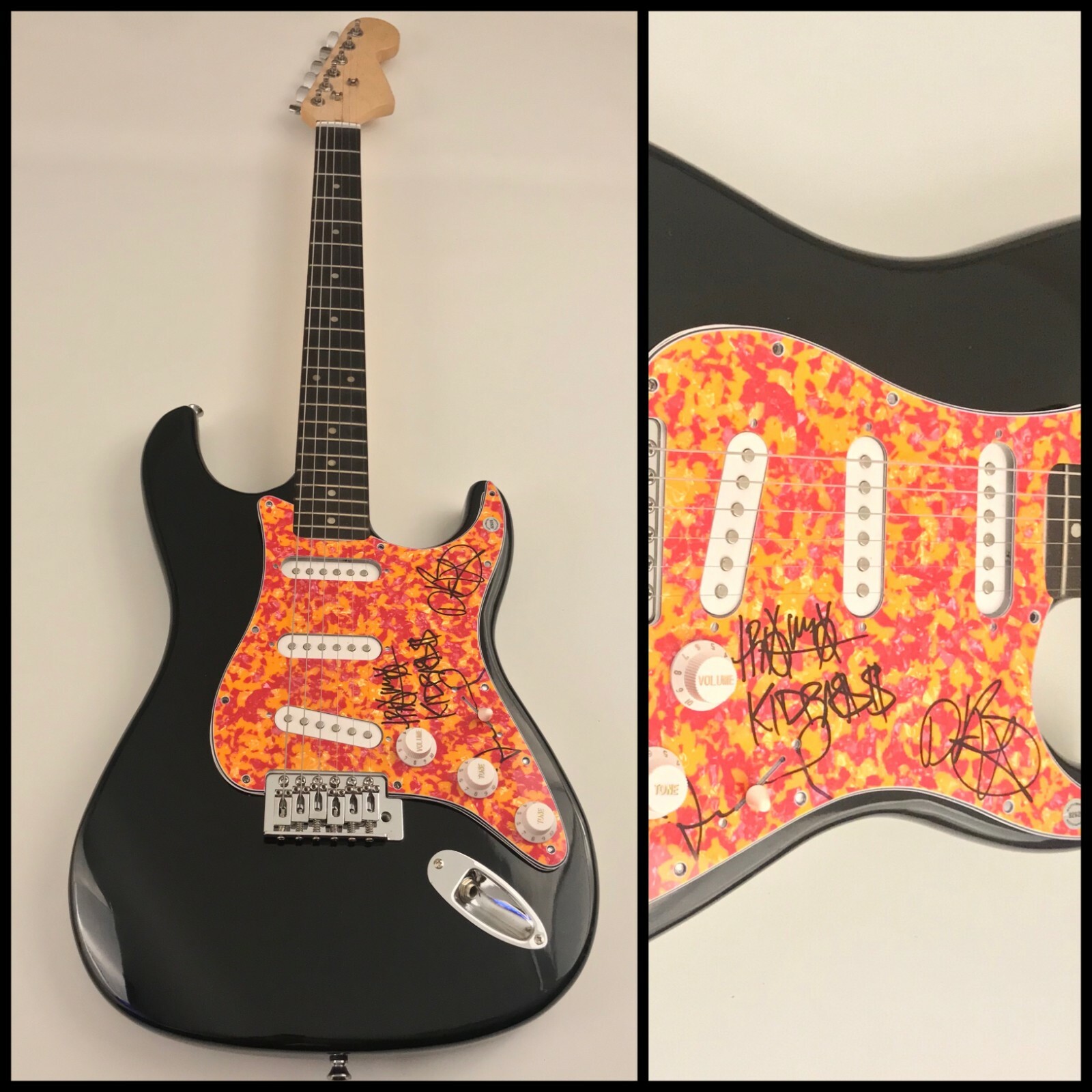 GFA M.C.U.D. Trauma Kid Bass D.J. * HED PE * Band Signed Electric Guitar H2 COA