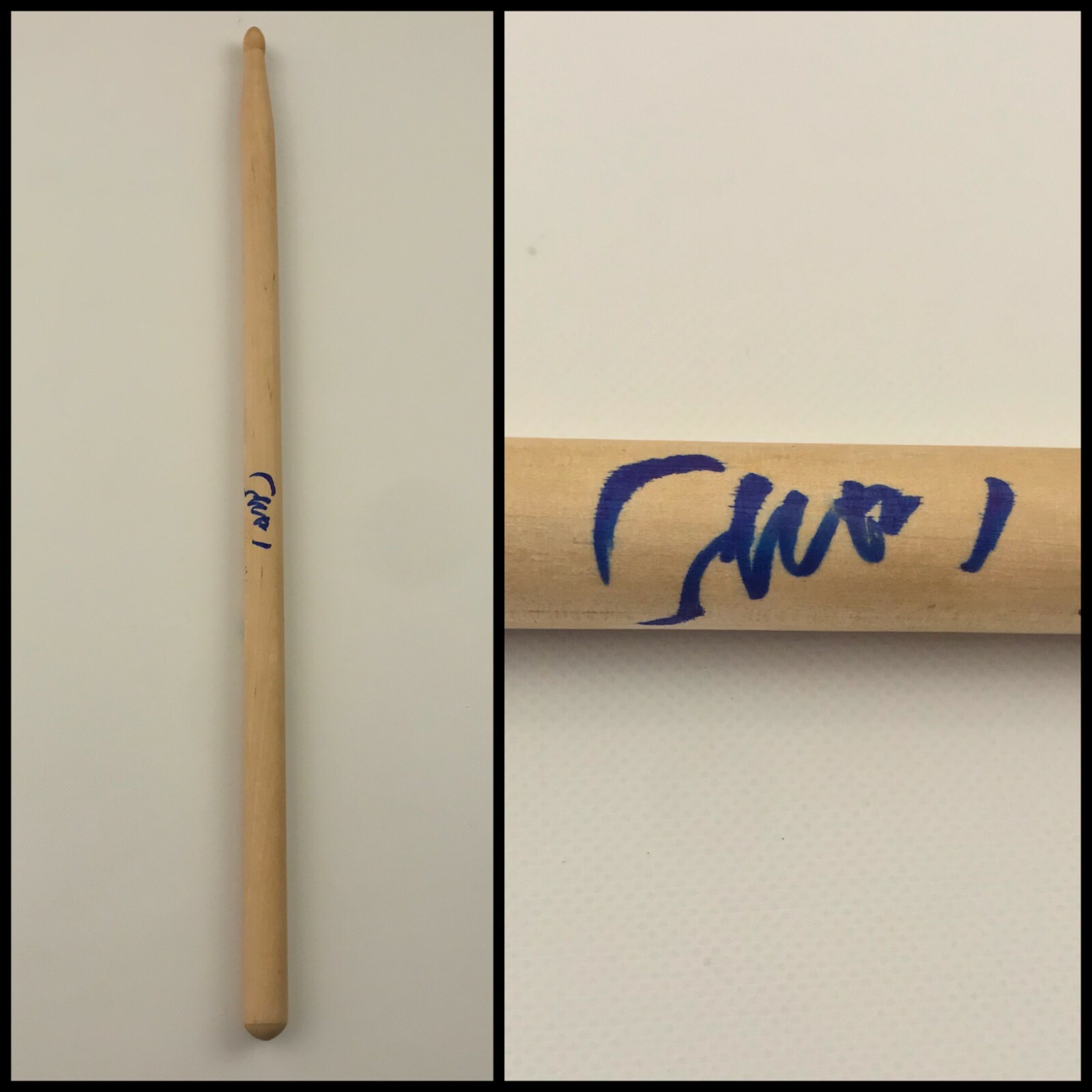 GFA SWITCHFOOT BAND DRUMMER * CHAD BUTLER * SIGNED DRUMSTICK C2 COA COLLECTIBLE MEMORABILIA