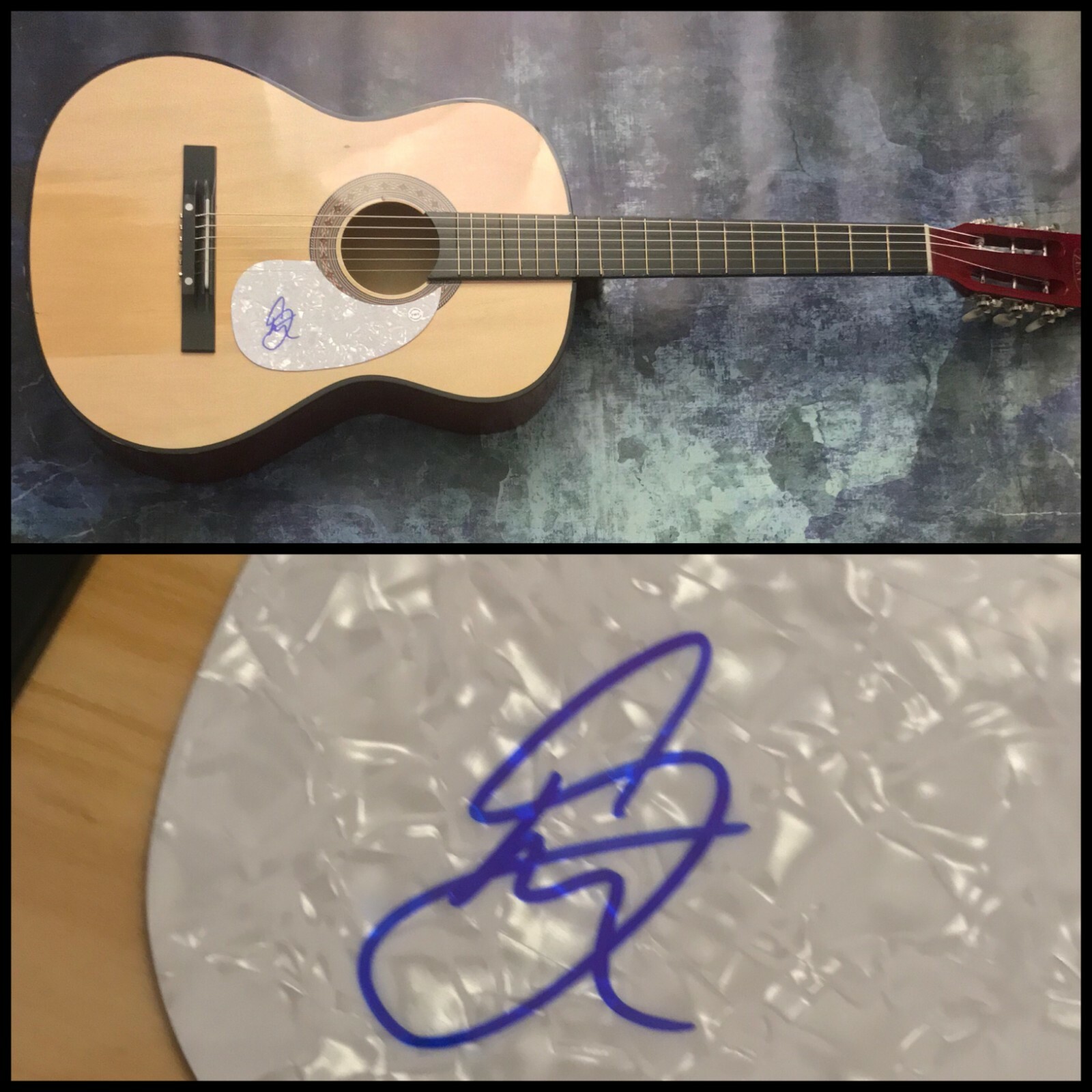 GFA Backstreet Boys Long Road * AJ McLEAN * Signed Acoustic Guitar A4 COA
