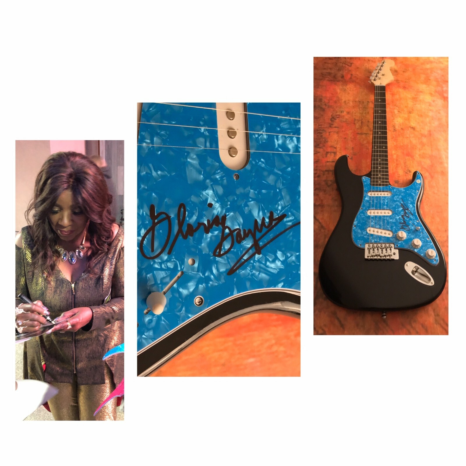 GFA I Will Survive R&B Star * GLORIA GAYNOR * Signed Electric Guitar PROOF COA