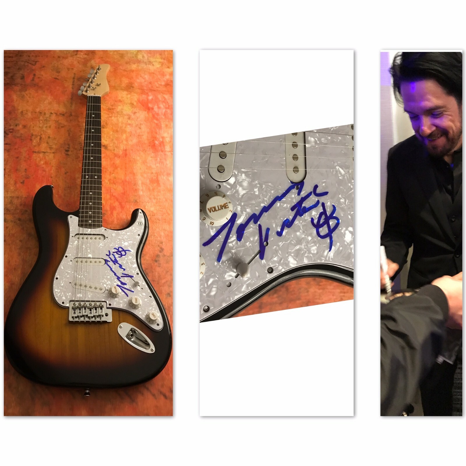 GFA Prong & Danzig Metal Star * TOMMY VICTOR * Signed Electric Guitar T2 COA