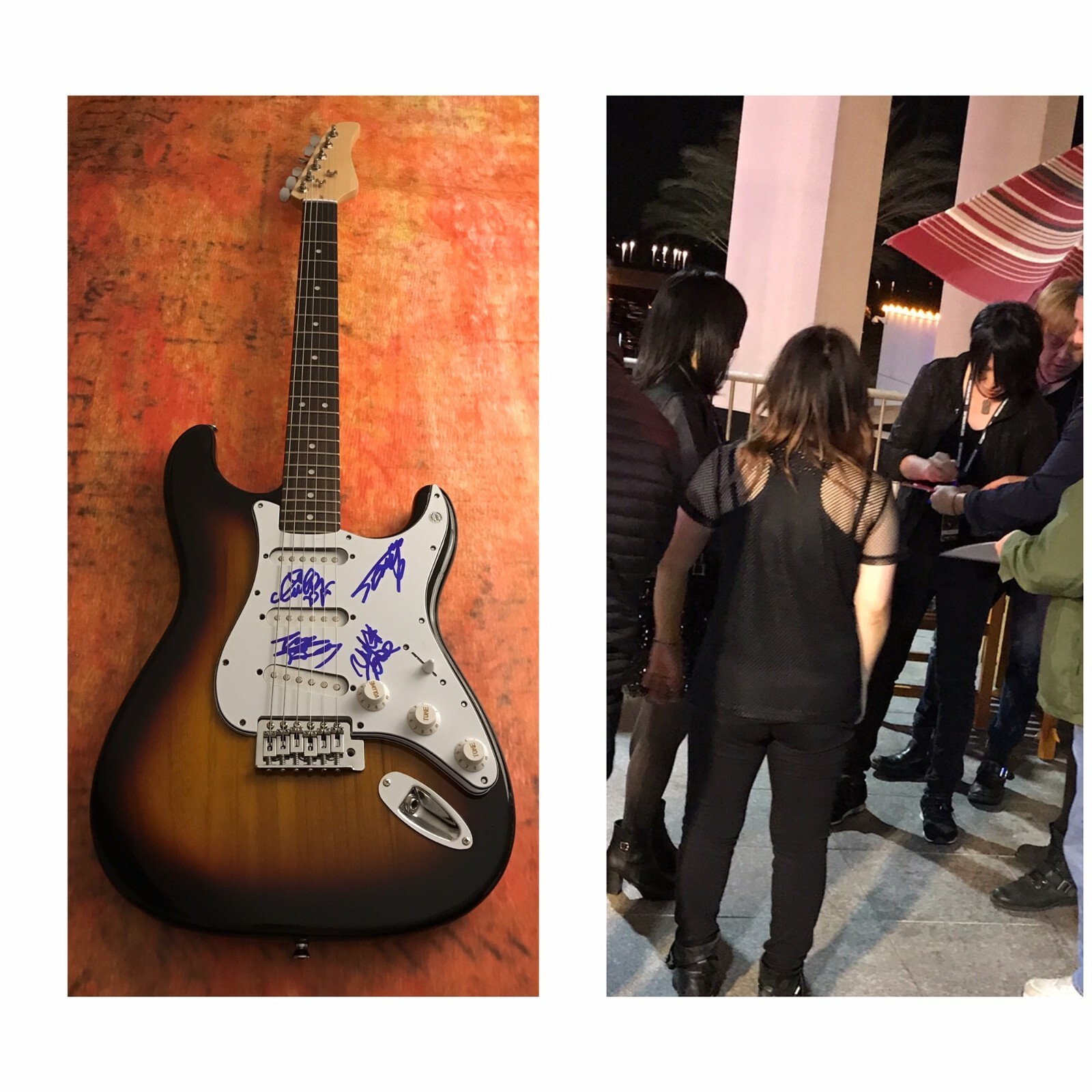 GFA Yuki Attraction 4D Band * D_DRIVE * Band Signed Electric Guitar D3 COA