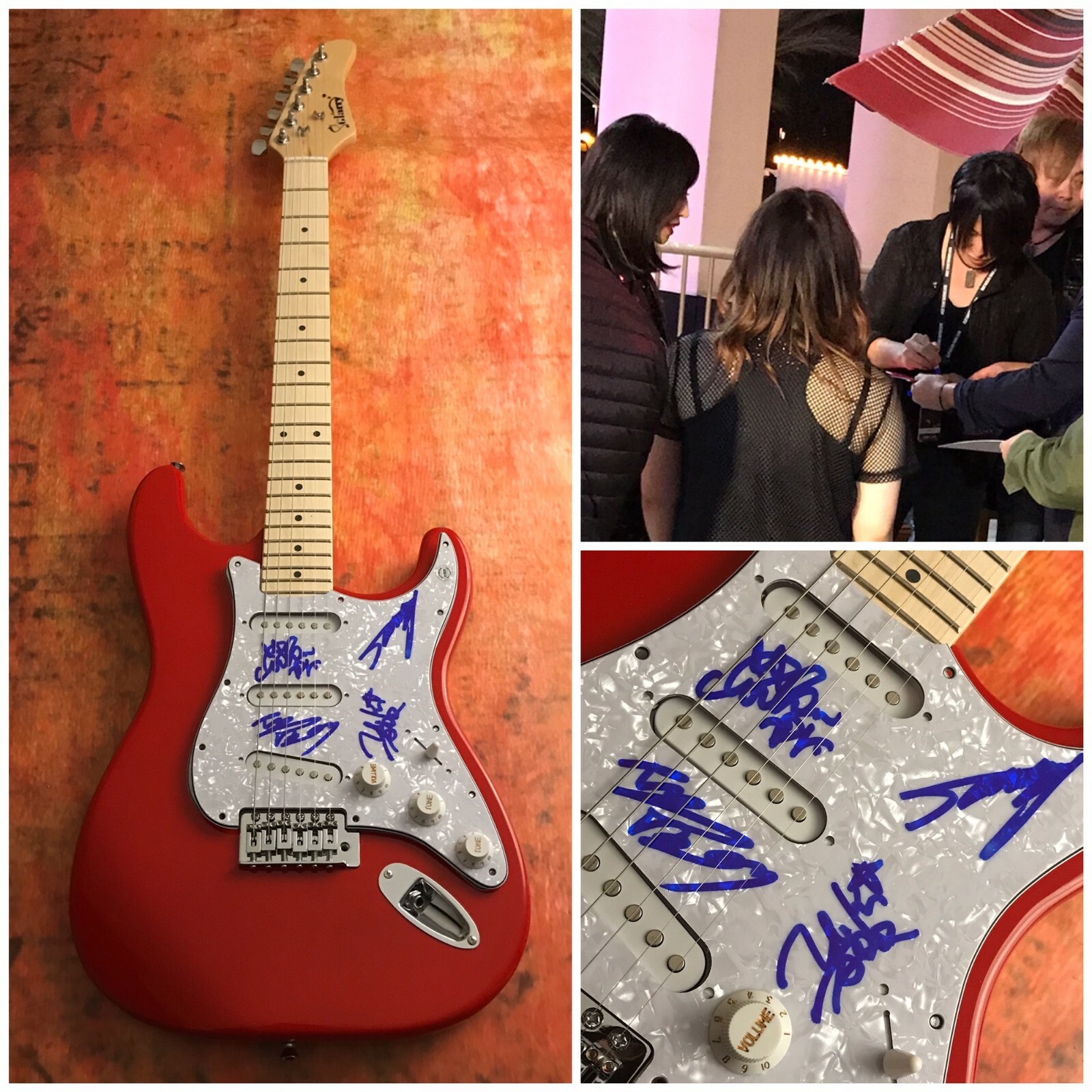 GFA Yuki Attraction 4D Band * D_DRIVE * Band Signed Electric Guitar D4 COA