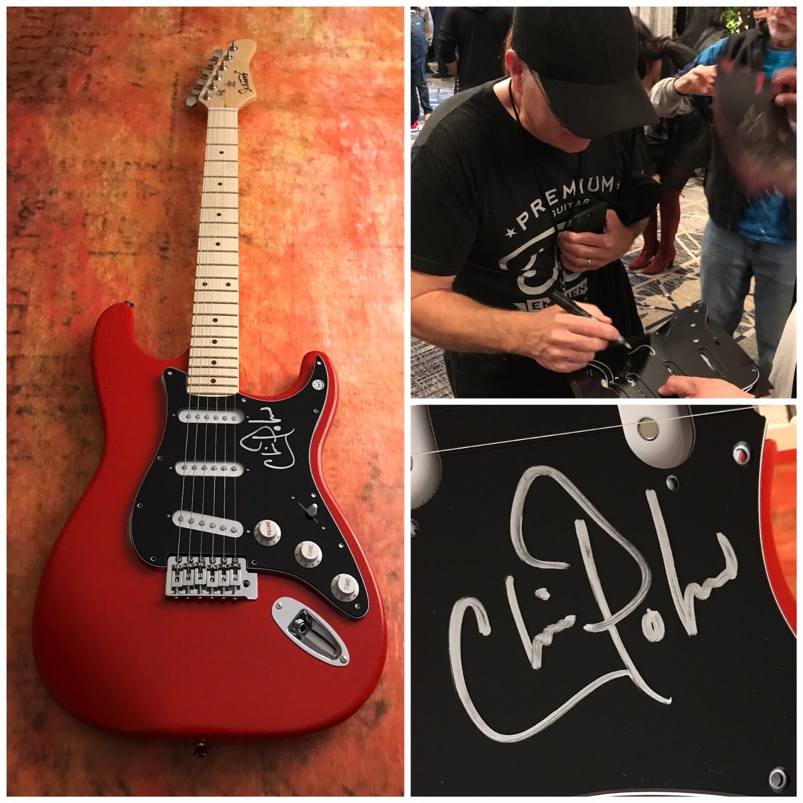 GFA Megadeth Band Guitarist * CHRIS POLAND * Signed Electric Guitar PROOF C3 COA