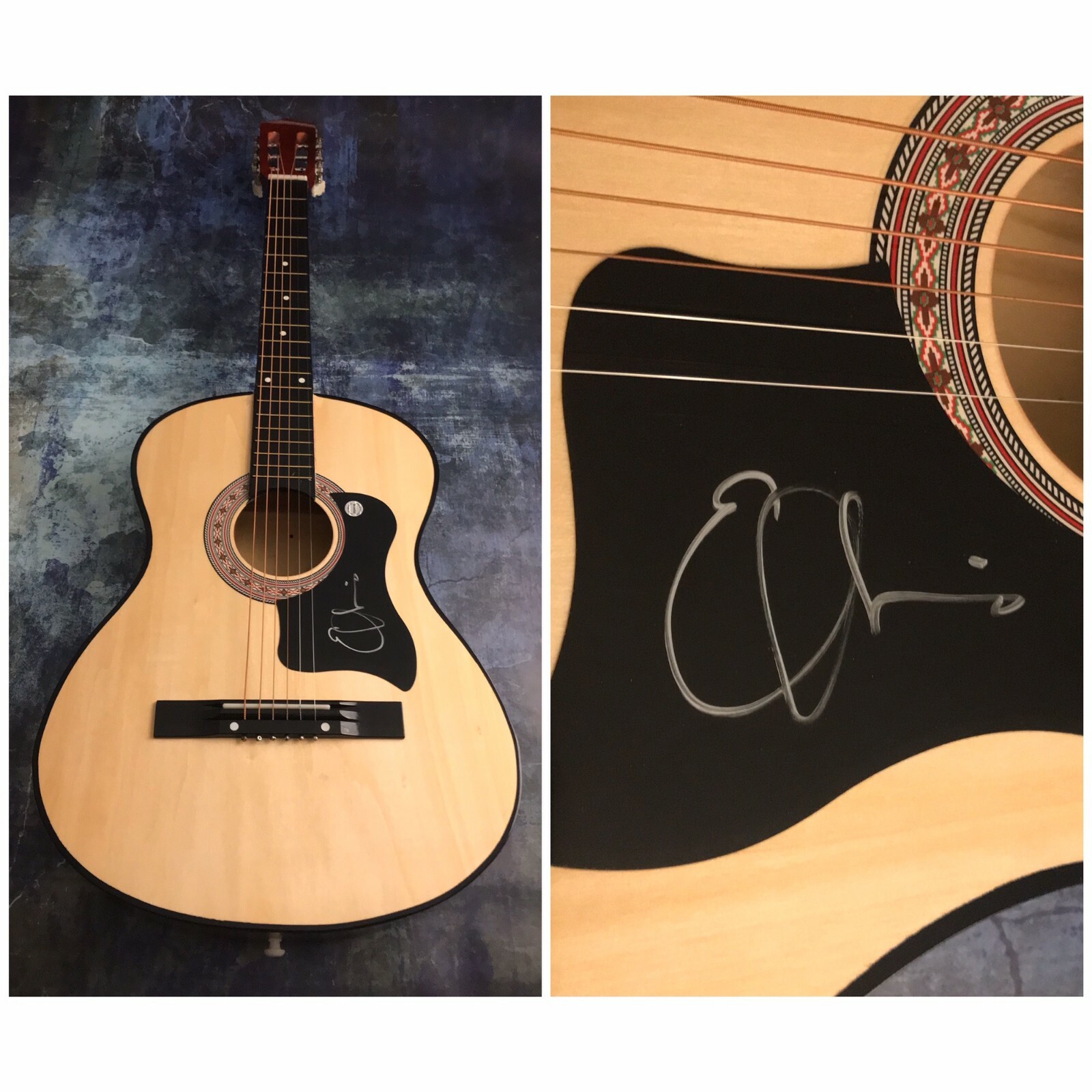 GFA Two More Bottles of Wine * EMMYLOU HARRIS * Signed Acoustic Guitar E4 COA