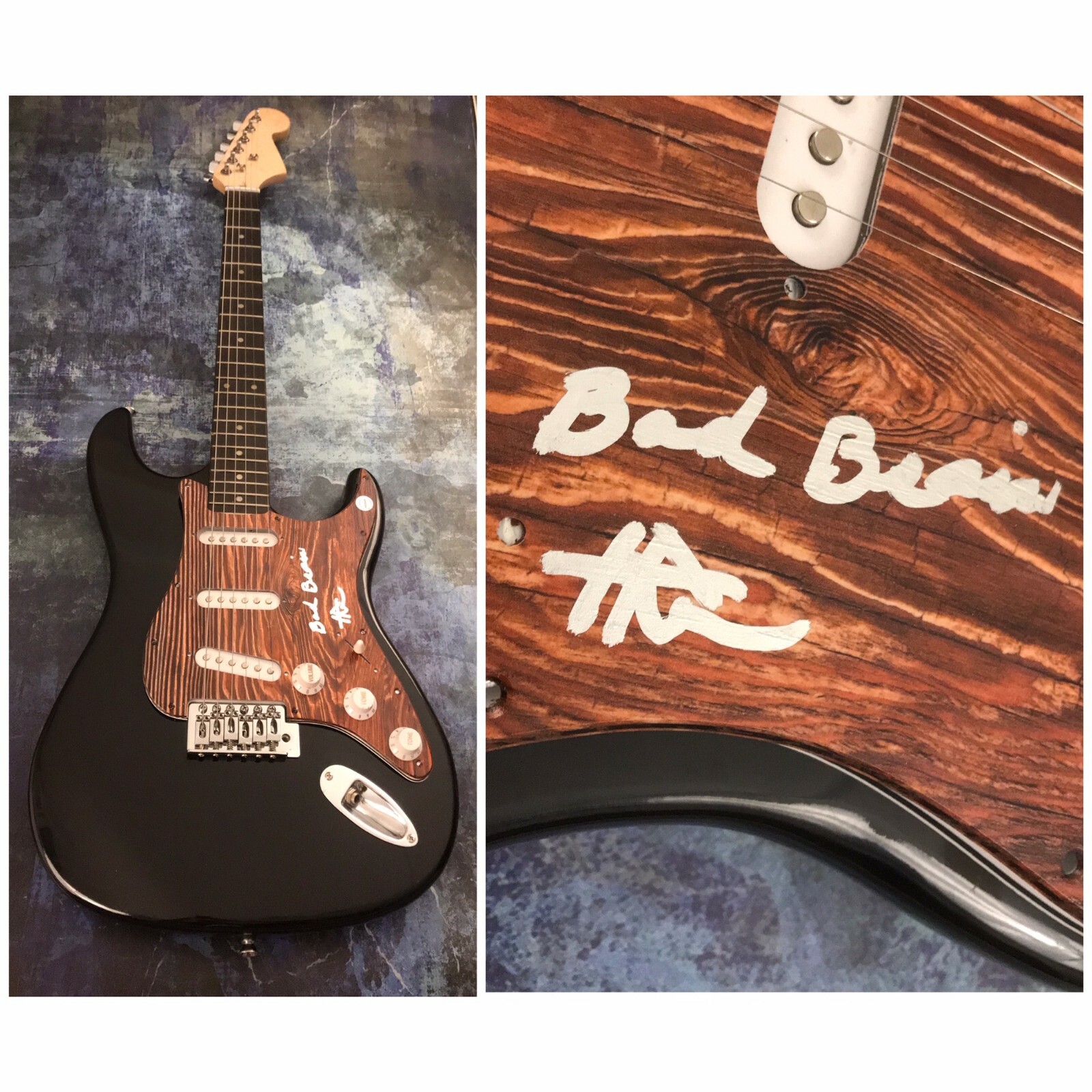 GFA Bad Brains I Against I * H.R. HUMAN RIGHTS * Signed Electric Guitar HR1 COA
